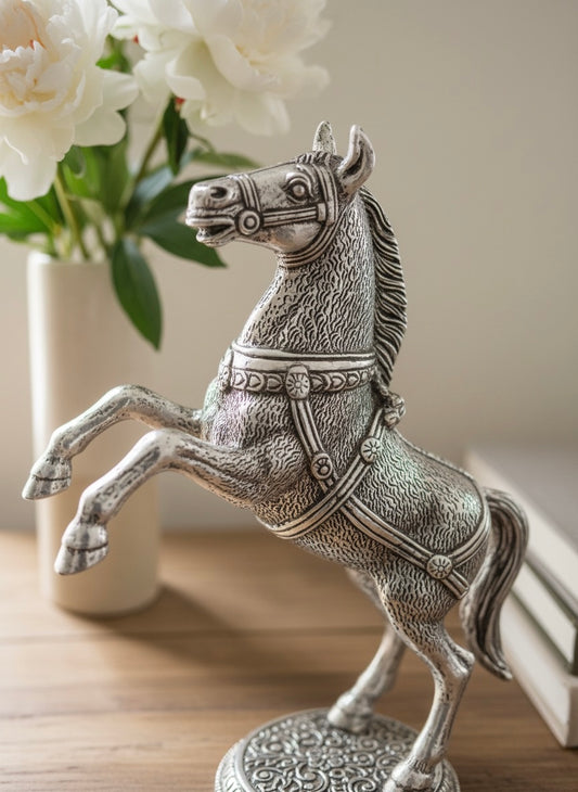 Elegant Aluminum Horse Statue