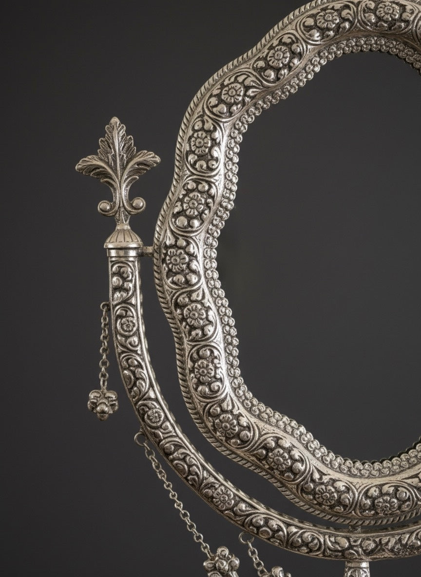 Handcrafted 'Aura' Vastu Brass Mirror